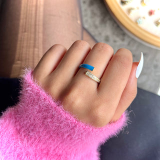 Cosmo Enamel Ring