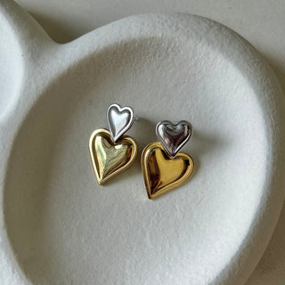 Double Heart Earrings 2.0