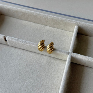 Mini Croissant Earrings