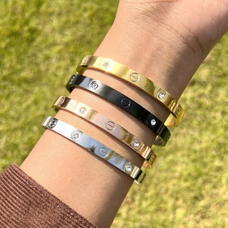 6mm Cartier Studded Cuff Bracelets